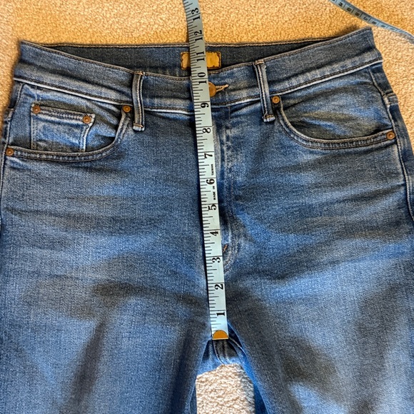 MOTHER The Insider Crop Step Fray Work Hard Play Hard Size 28 - Picture 11 of 13